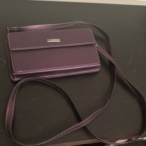 Purple wallet purse